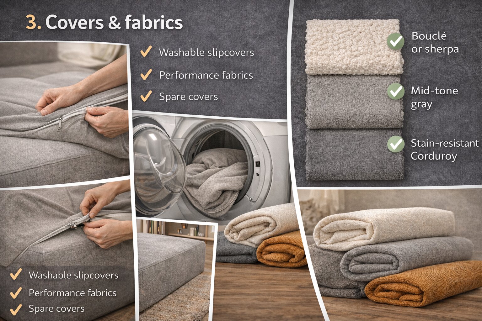 How to Choose a Boneless Couch: Foam Density, Modular Design & Buying Tips boneless-couch-covers-fabrics