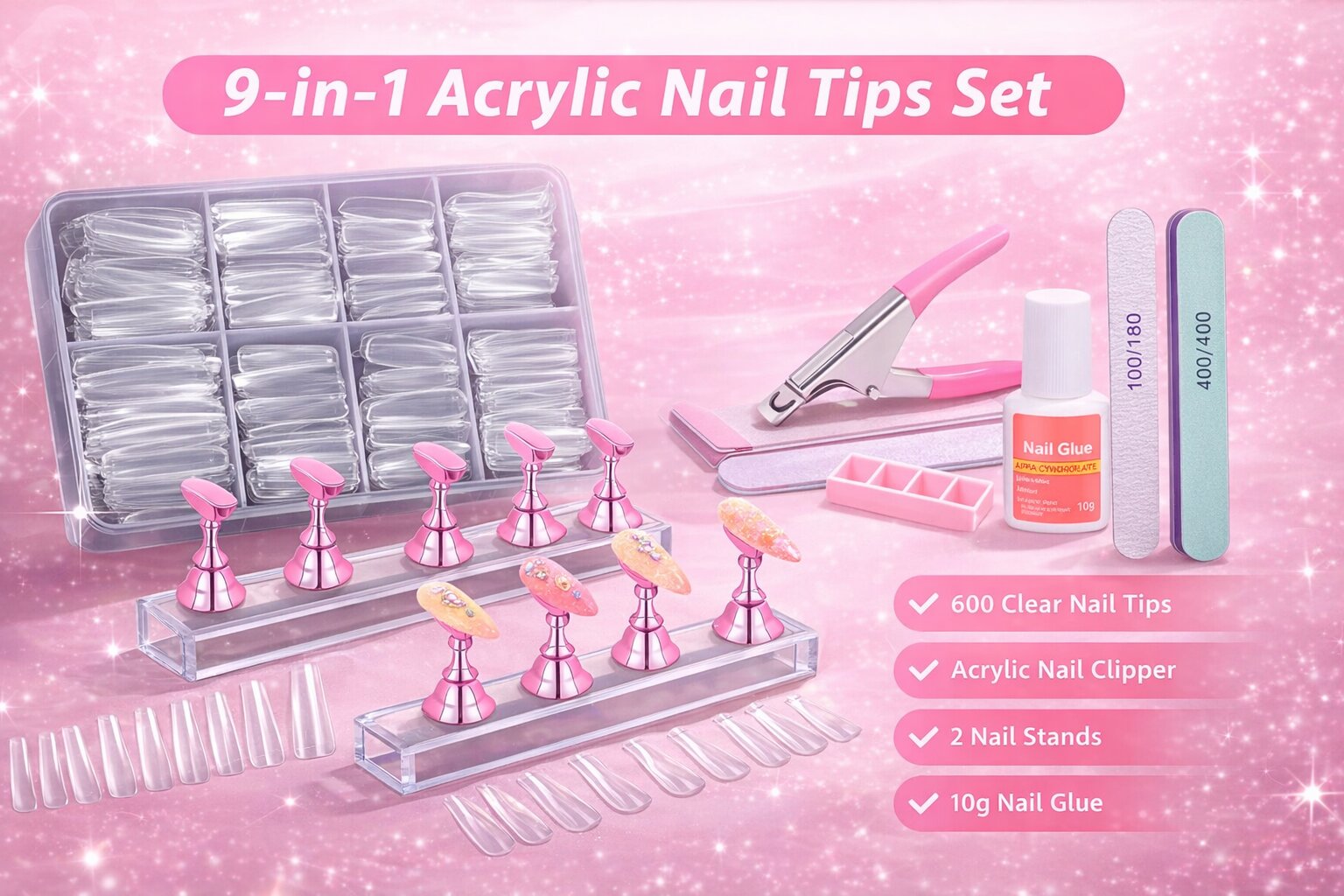 clear-coffin-nail-tips-kit-qinzave-review-4