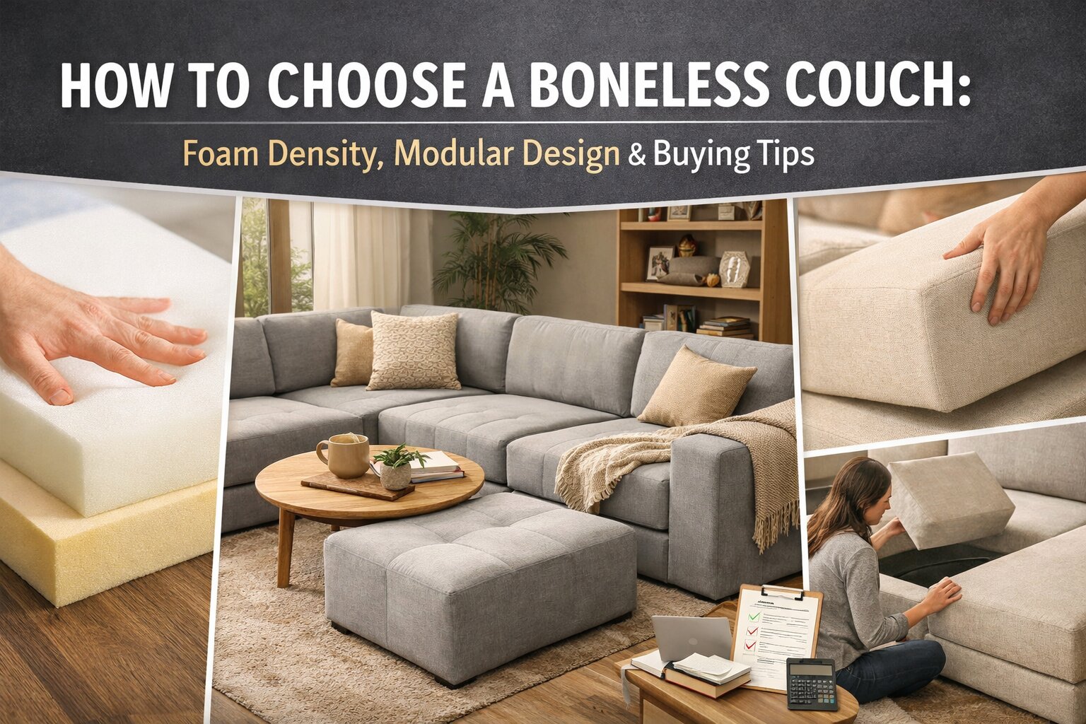 How to Choose a Boneless Couch: Foam Density, Modular Design & Buying Tips how-to-choose-a-boneless-couch-foam-density-modular-design-buying-tips-1