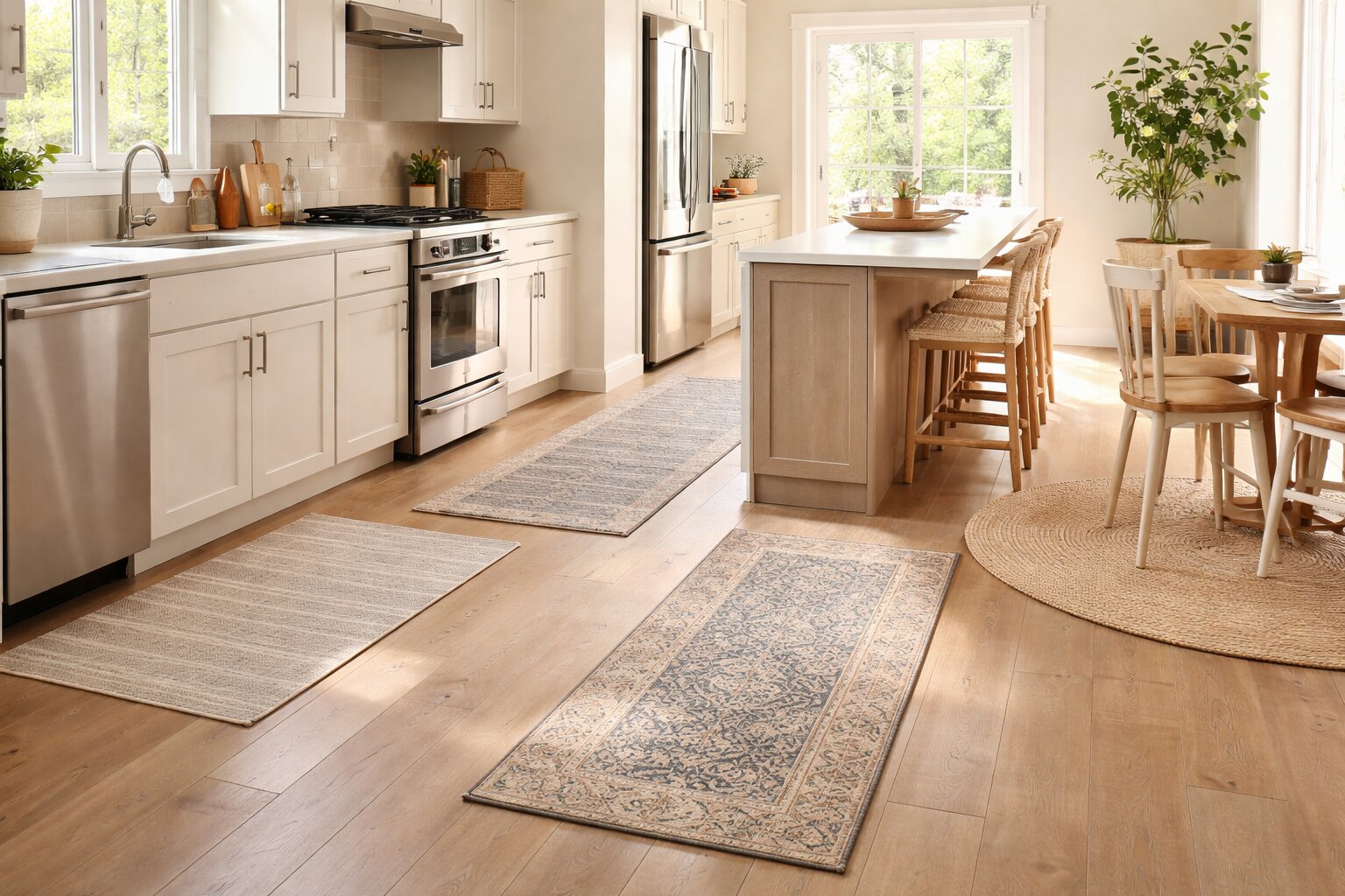 how-to-choose-a-kitchen-rug-size-material-style-guide