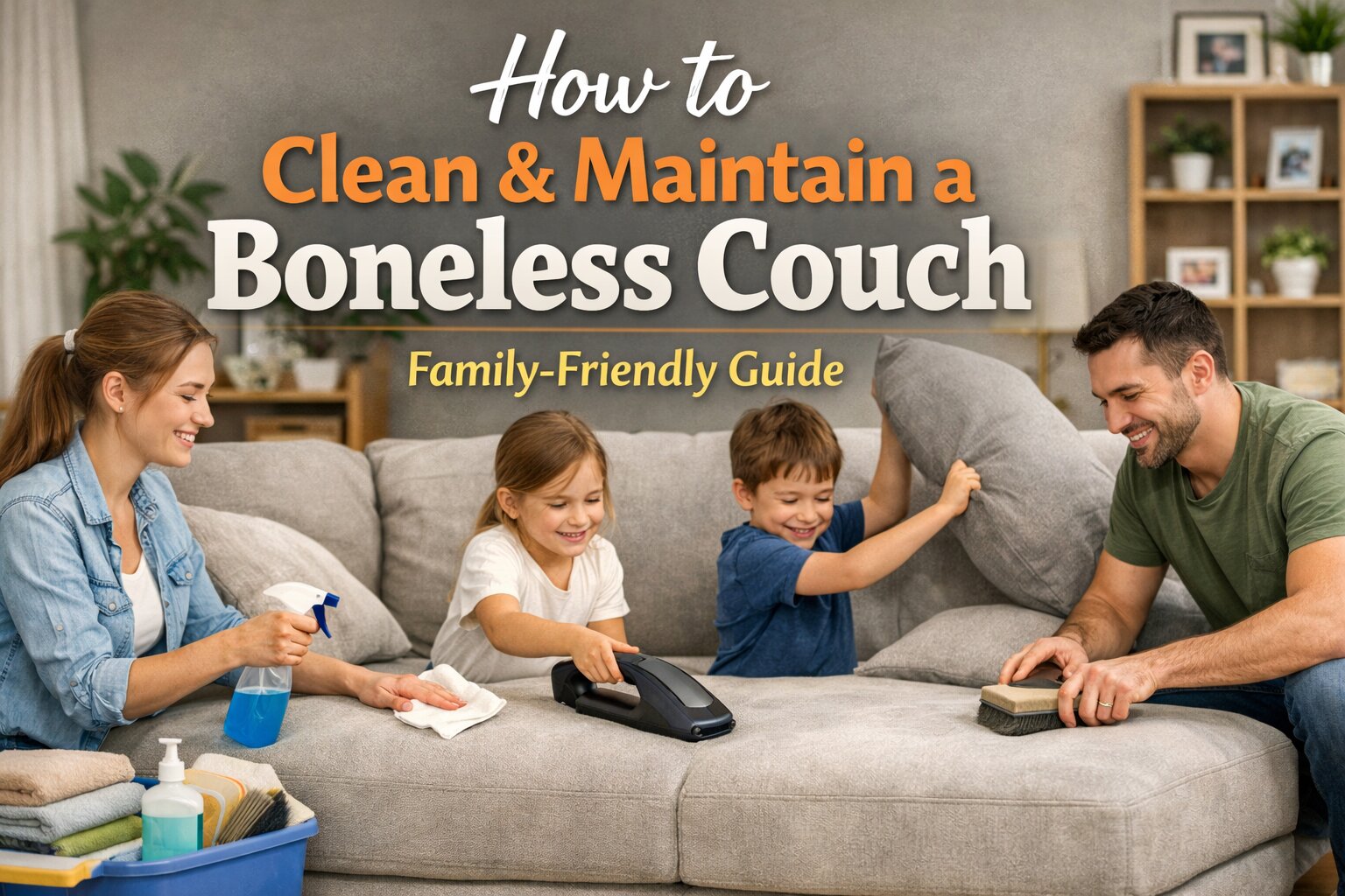 How To Clean Maintain A Boneless Couch Familyafriendly Guide CD9hadPtABdBPO5R