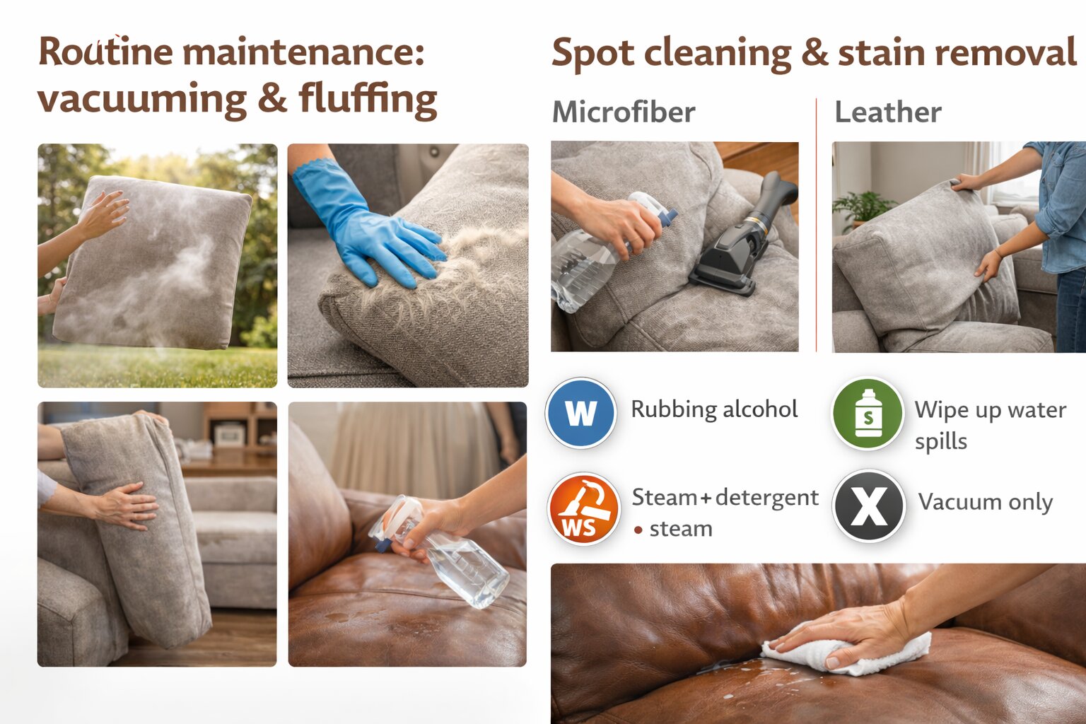 Routine Maintenance Vacuuming Fluffing L0hKkZxPTSELu3MO